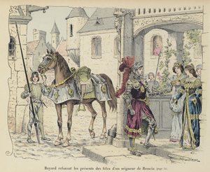 Le Chevalier de Bayard refusant les cadeaux des filles d